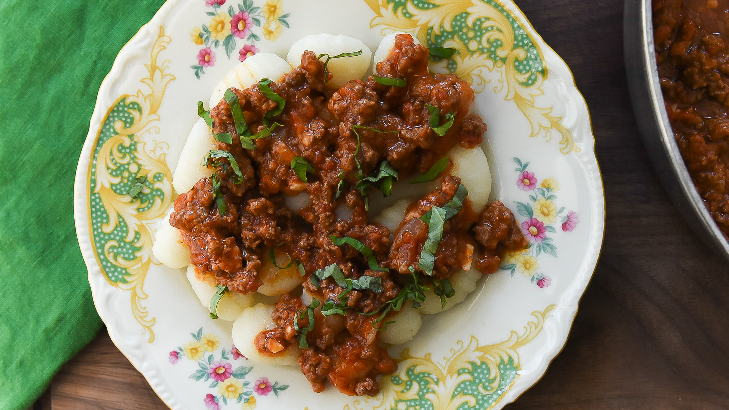 Gnocchi with Beef Parmesan Ragu